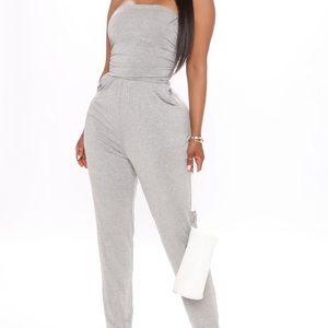 Grey jumpsuit